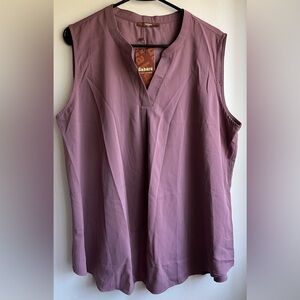 NWT Women's Mauve Sleeveless Top